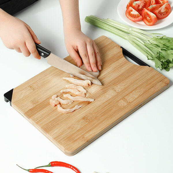 Household Bamboo Cutting Board Square Cutting Board - Image 3