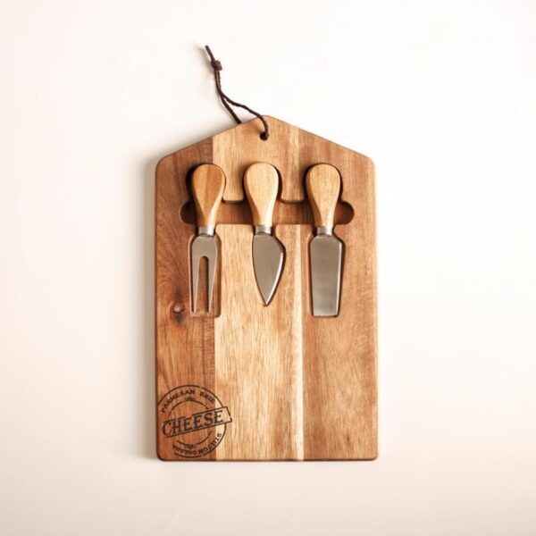 Cheese Butter Knife Board Set Bread Cake Board Steak - Image 2