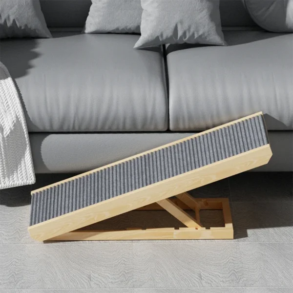 Pet Stairs Ramp Foldable Ladder for Old Dogs and Cats Small Dog Bedside Climbing Aid Portable Ramp Space Saving Pet Steps - Image 7