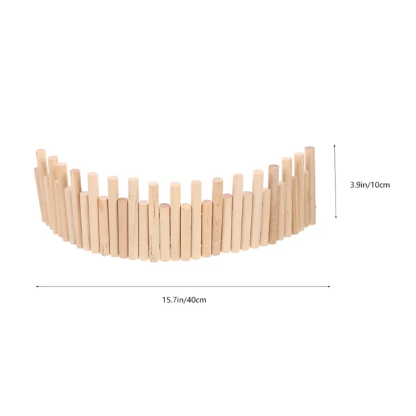 Hamster Fence Pet Toy Wood Ladder DIY Toys Climbing Car Playground Tunnel Bearded Dragon Ramp Hammock - Image 5