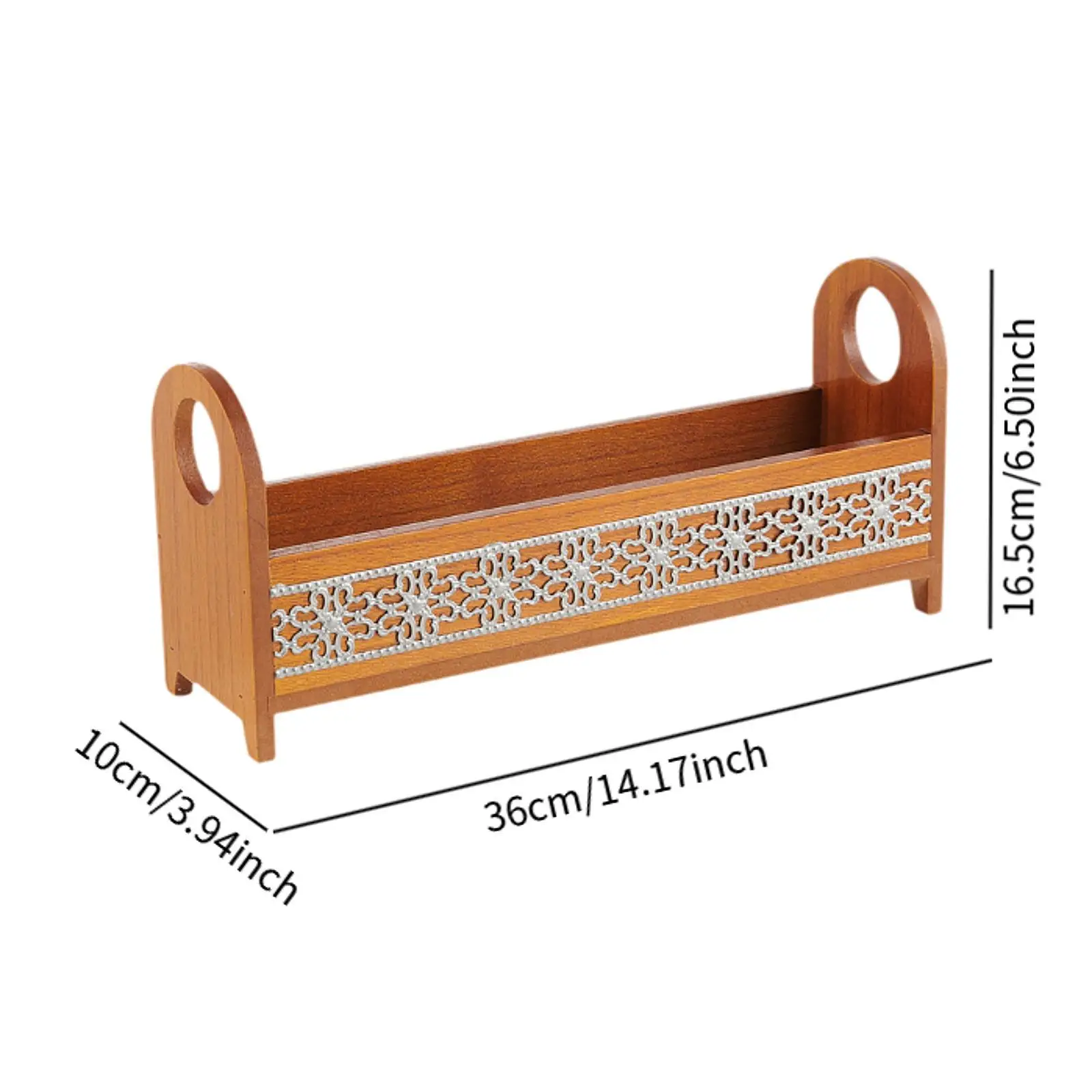 Vanity Tray Versatile with Handle Bathroom Accessories Storage Basket for Bedroom Skincare Products Vanity Toiletries Bathroom - Image 6