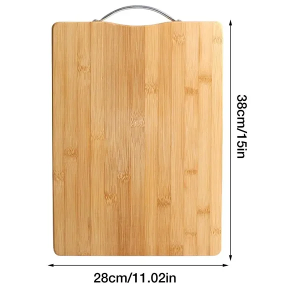 Wooden Cutting Board with Handle Kitchen Household Serving Board Wooden Cheese Board Charcuterie Board for Bread Fruit Plates - Image 9