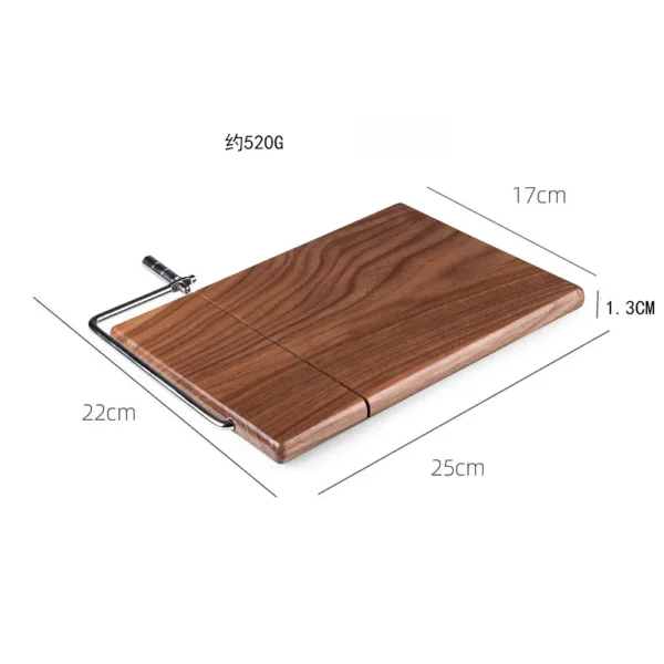 Wooden cheese slicer cheese ham multifunctional slicer cheese cutter kitchen tool - Image 2