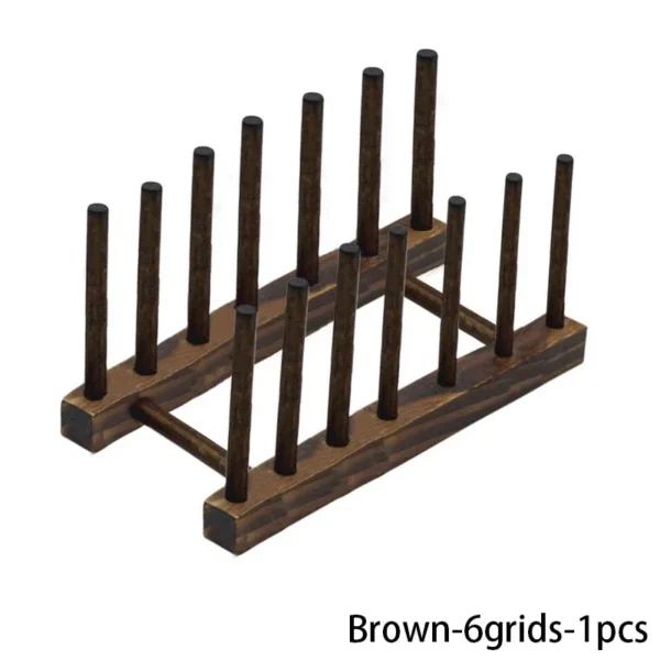 Multifunction Wooden Stand Rack Kitchen Dish Lid Drain Holder Organizer  Kitchen Sundries Rack Cups Shelf Table Book Display - Image 15