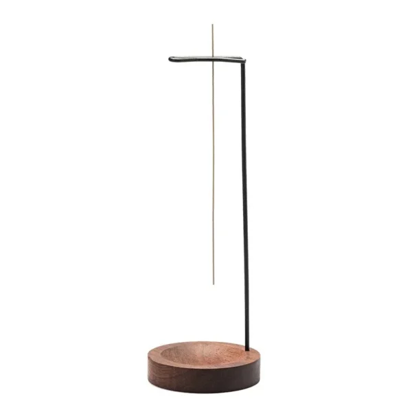 Creative Upside Down Incense Burner Incense Stick Holder Wooden Round Incense Tray Ornament Bedroom Home Yoga Decoration Crafts - Image 6