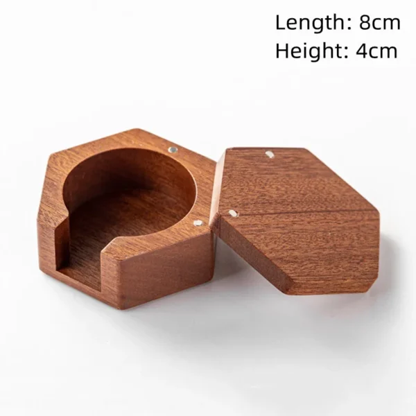 Coffee Filter Paper Storage Box 51/53/58mm Mocha Pot Filter Paper Dust-proof Storage Box Handle Round Filter Paper Holder - Image 3