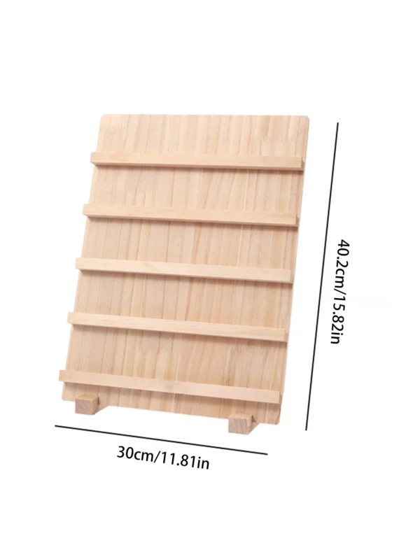 Wood Earrings Bangle Display Stand 3/4/5 Layers Shelf Mobile Phone Wallet Holder Detachable Vertical Simple Fram - Image 6