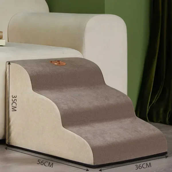 Pet stairs dog slope ladder non-slip removable washable elderly dog larger bed sofa steps pet supplies - Image 7