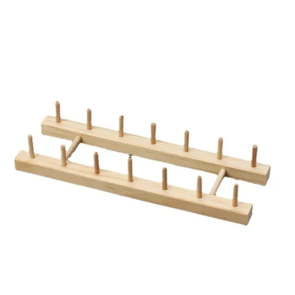 Wooden Sewing Thread Storage Box Spool Yarn Holder Home Embroidery Folding Frame Multiple Size Sewing Rack Organizer - Image 9