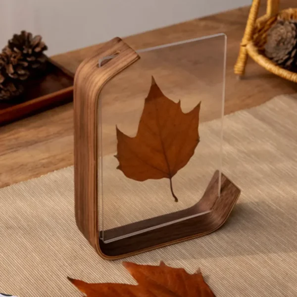 Acrylic Wooden Photo Frame Herbarium Display Frame DIY Frame Photo Frames For Wedding Party Picture Frame Photo Decor