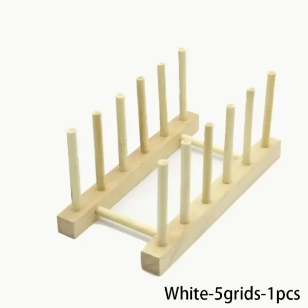 Multifunction Wooden Stand Rack Kitchen Dish Lid Drain Holder Organizer  Kitchen Sundries Rack Cups Shelf Table Book Display - Image 11