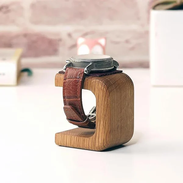 Wooden Watch Holder Jewelry Organizer Display Stand For Bracelet Ring Earring Watch Display Solidwood Watch Stand - Image 2