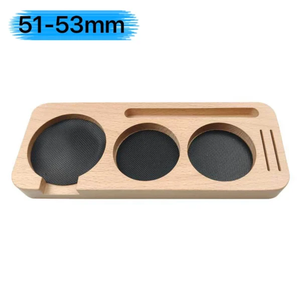 Coffee Tamper Mat Station Stand Portafilter Holder Support Base Rack Walnut Wood For 51MM 54MM 58MM Espresso Accessories Barista - Image 7