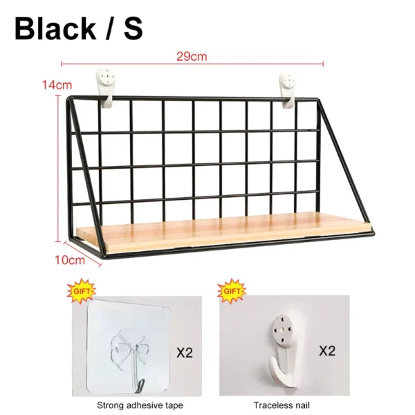 Spice Rack For Kitchen Hanging Wooden Spice Jar Storage Shelf Wall Kitchen Organizer Seasoning Holder Kitchen Accessories - Image 10
