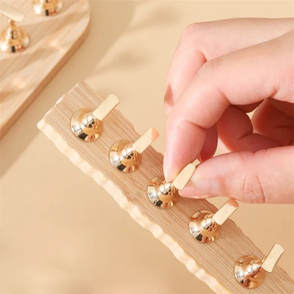 5/10Pcs Nail Holder False Nail Tip Practice Stand Wood/Crystal Base Holder Nail Art Display For Art Salon DIY & Practice Tools - Image 5