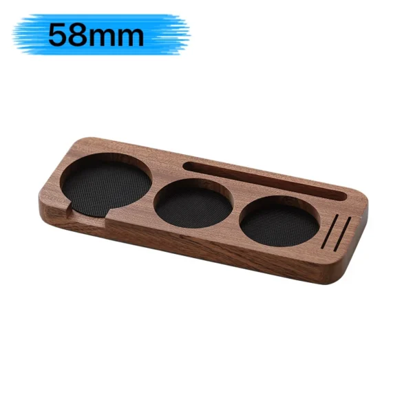 Coffee Tamper Mat Station Stand Portafilter Holder Support Base Rack Walnut Wood For 51MM 54MM 58MM Espresso Accessories Barista - Image 10