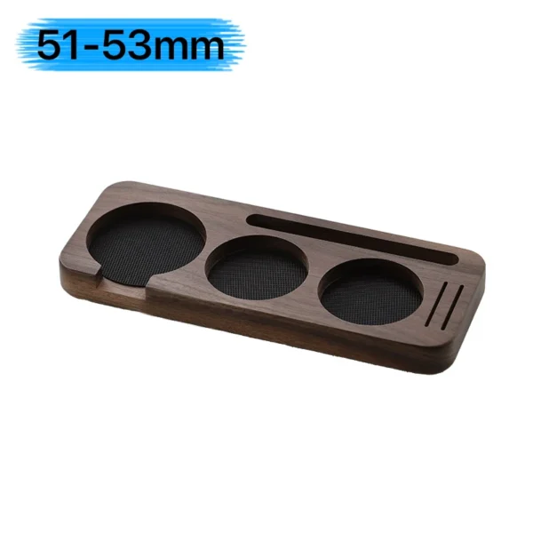 Coffee Tamper Mat Station Stand Portafilter Holder Support Base Rack Walnut Wood For 51MM 54MM 58MM Espresso Accessories Barista - Image 11