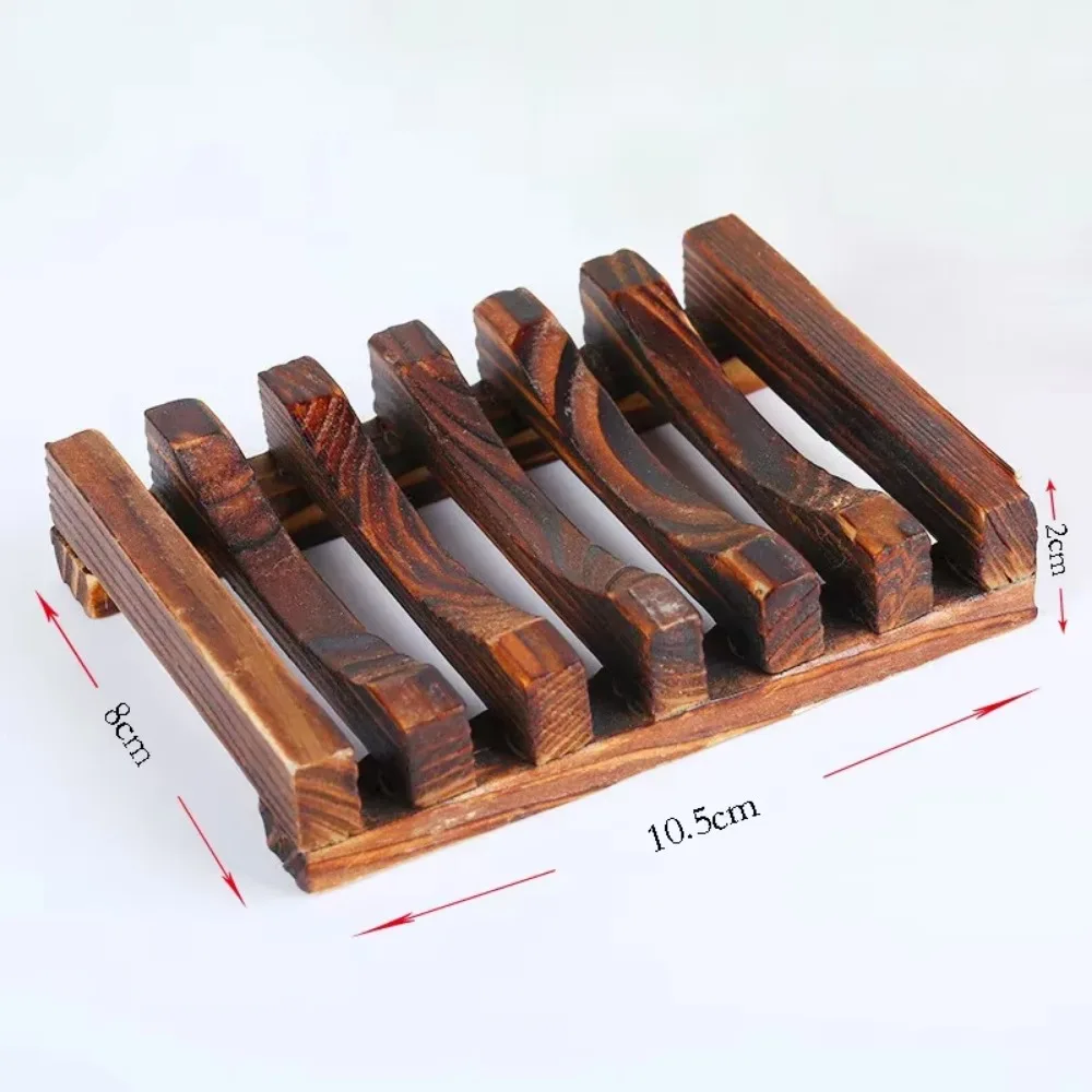 Soap Box Natural Bamboo Dishes Bath Soap Holder Bamboo Case Tray Wooden Prevent Mildew Drain Box Bathroom Washroom Tools - Image 6