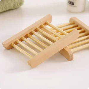100pcs Novelty Households Product Wood Soap Dishes Tray Wooden Soap Box For Sponge Holder Bathroom Accessories ni518