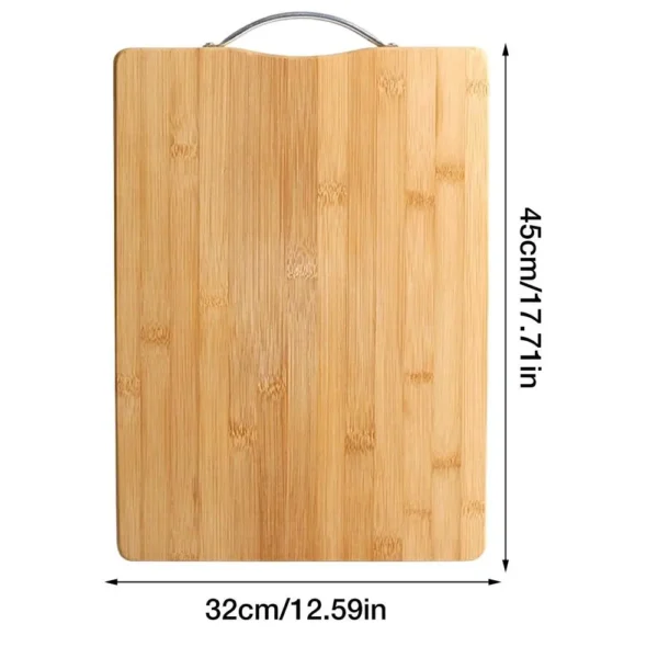 Wooden Cutting Board with Handle Kitchen Household Serving Board Wooden Cheese Board Charcuterie Board for Bread Fruit Plates - Image 8