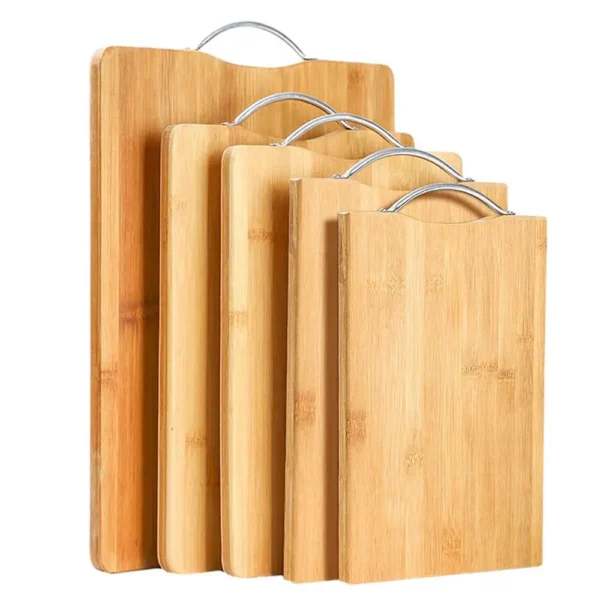 Wooden Cutting Board with Handle Kitchen Household Serving Board Wooden Cheese Board Charcuterie Board for Bread Fruit Plates - Image 19