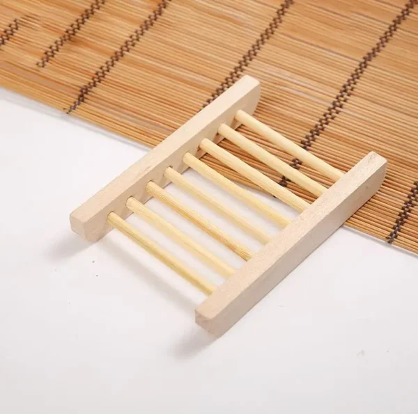 100pcs Novelty Households Product Wood Soap Dishes Tray Wooden Soap Box For Sponge Holder Bathroom Accessories ni518 - Image 4
