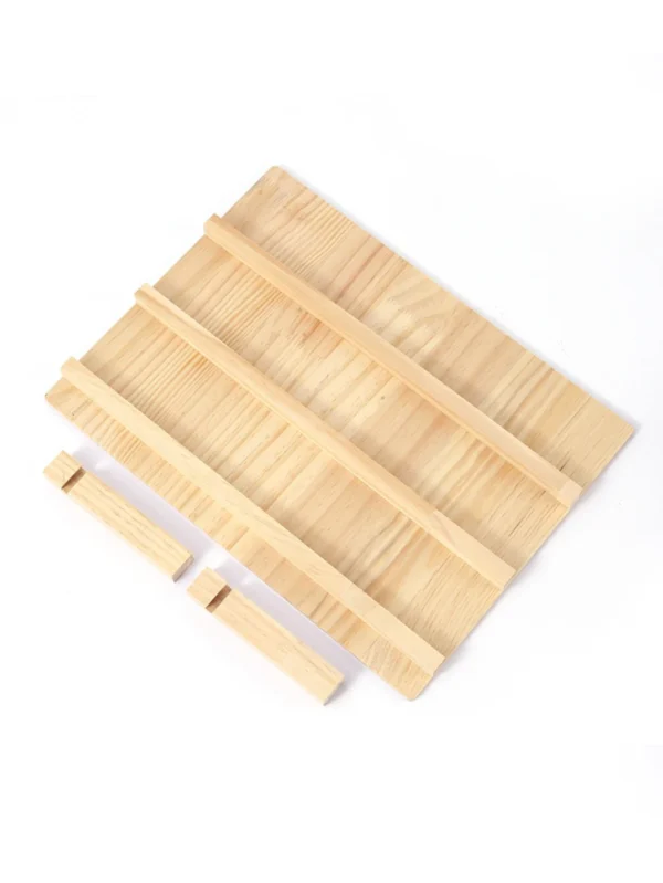 Wood Earrings Bangle Display Stand 3/4/5 Layers Shelf Mobile Phone Wallet Holder Detachable Vertical Simple Fram - Image 5