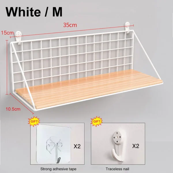 Wooden Spice Rack Wall Mounted Kitchen Organizer Hanging Spice Jar Storage Shelf For Kitchen Seasoning Holder Wall Decoration - Image 10