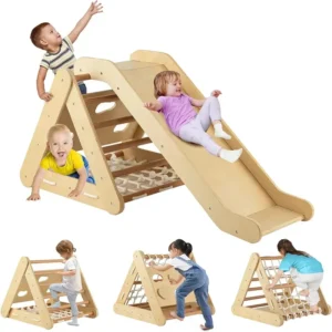 Baby Climbing Frame For Toddler Wooden Indoor Climbing Frame For Children Indoor Climbing Frame Kid Slide Swing Playground