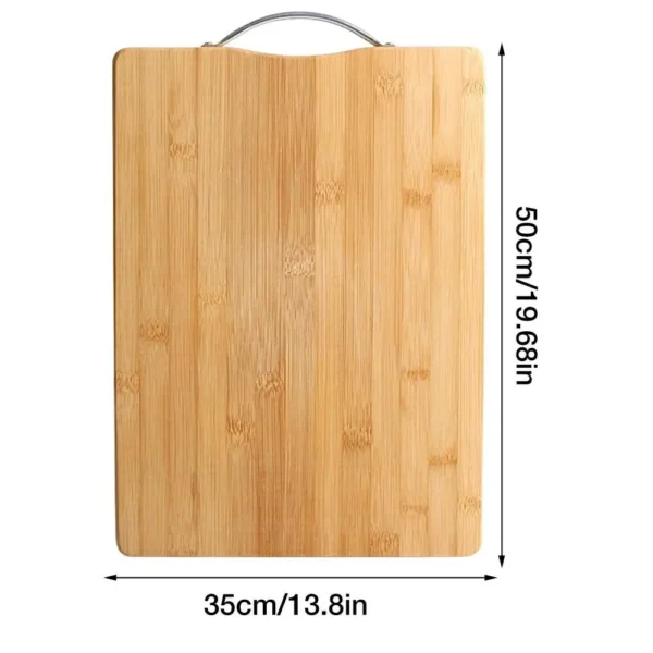 Wooden Cutting Board with Handle Kitchen Household Serving Board Wooden Cheese Board Charcuterie Board for Bread Fruit Plates - Image 7