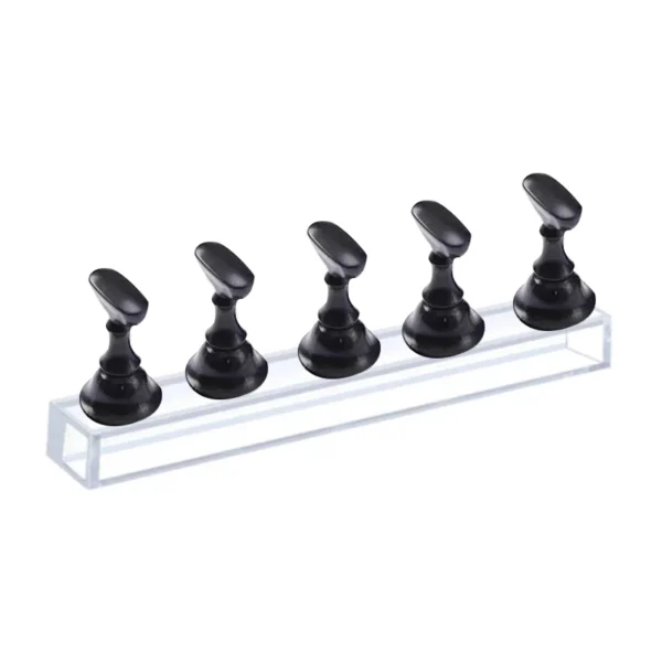 5/10Pcs Nail Holder False Nail Tip Practice Stand Wood/Crystal Base Holder Nail Art Display For Art Salon DIY & Practice Tools - Image 16