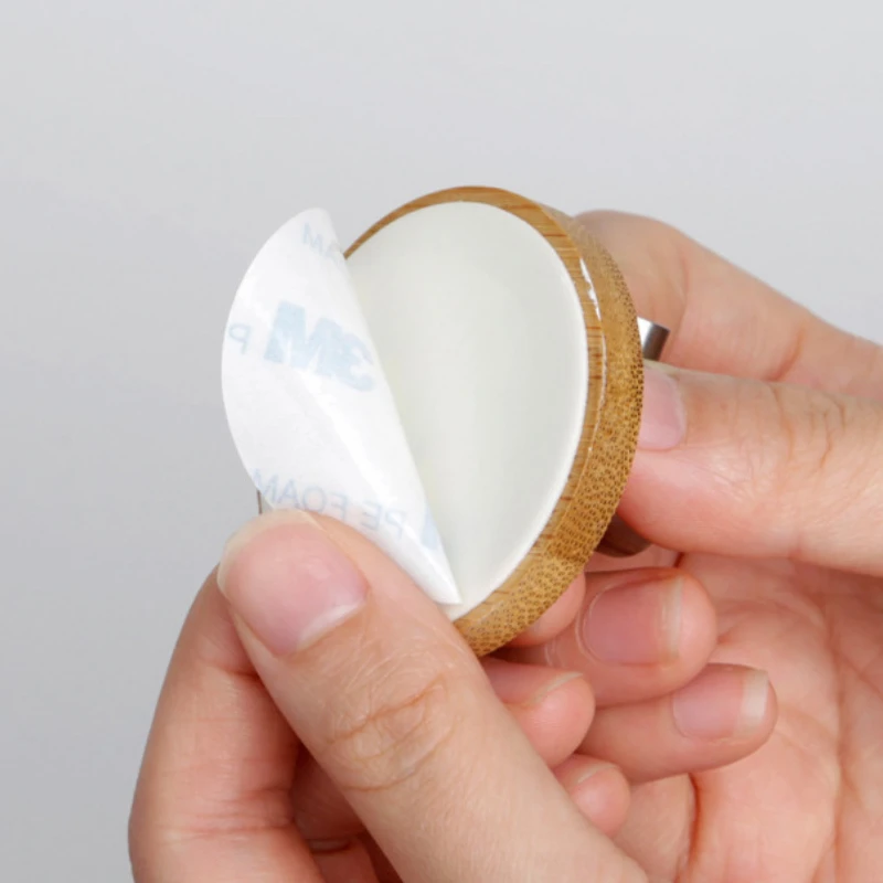 Natural Bamboo Hooks for Clothes Hats Holder Wall-mounted Punch Free Bathroom Towel Hanging Hook Wardrobe Kitchen Organizers - Image 4