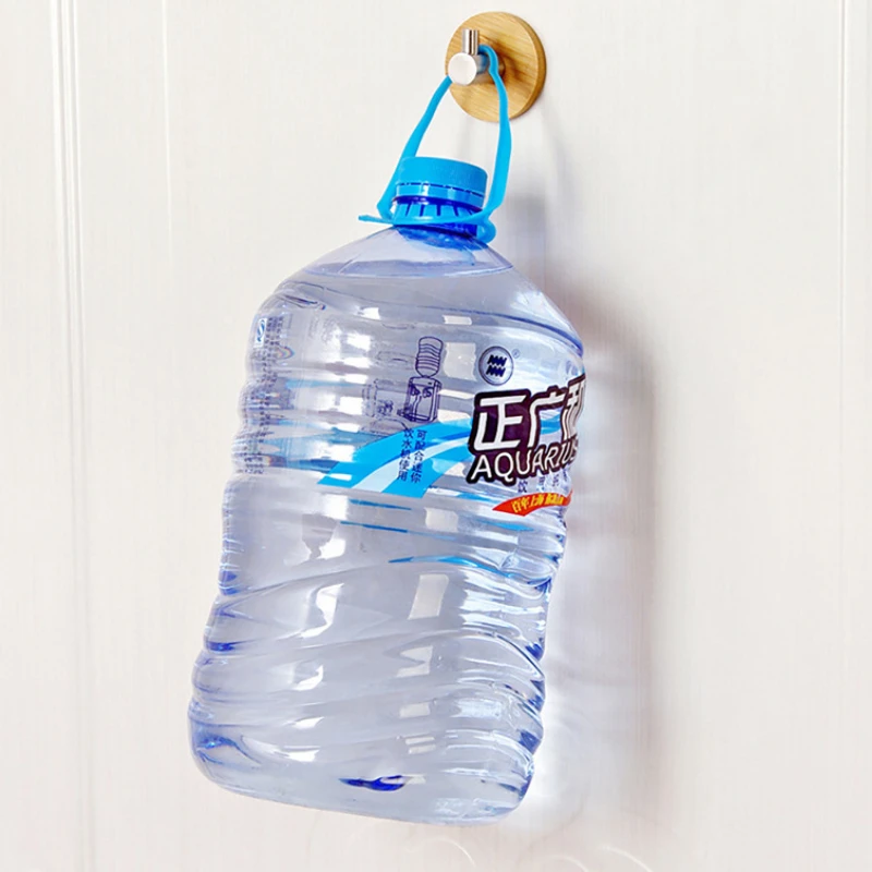 Natural Bamboo Hooks for Clothes Hats Holder Wall-mounted Punch Free Bathroom Towel Hanging Hook Wardrobe Kitchen Organizers - Image 5