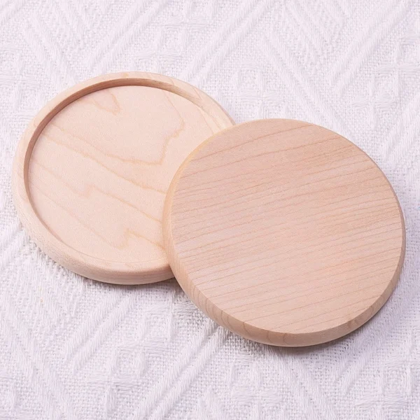 1PCS Solid Coaster Walnut Wooden Cup Pad Tea Coffee Mug Drinks Holder Tableware Decorative Home Wedding Decor Cup Pad Coaster - Image 5
