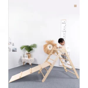 Other Educational Toys slides playground outdoor gym wooden children indoor frame kids montessori climbing